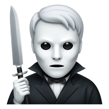 Phantom holding a knife  sticker