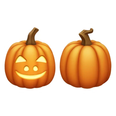 Cozy candle in a shape of pumpkin  sticker