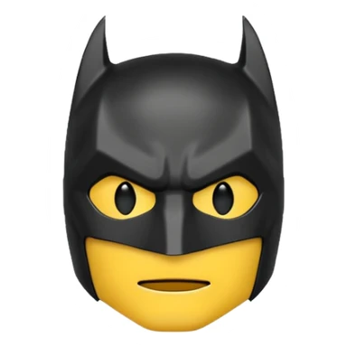 Make a batman emoji. sticker