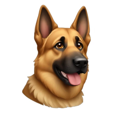 German sheperd sticker