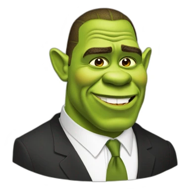 Shrek as obama sticker
