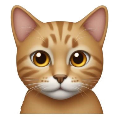 gato sentado anaranjado sticker