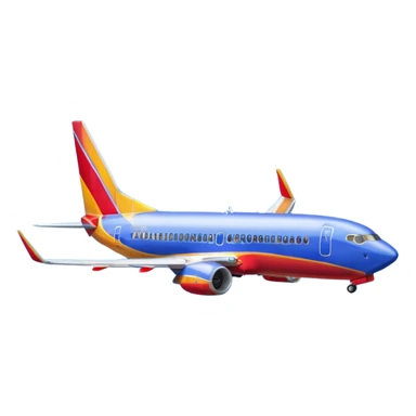 Southwest Airlines Boeing 737-800 (newer Heart One livery) sticker