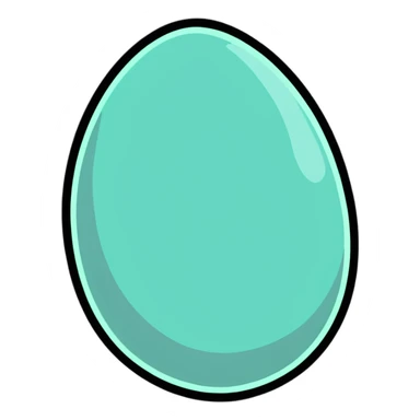 Easter egg sticker