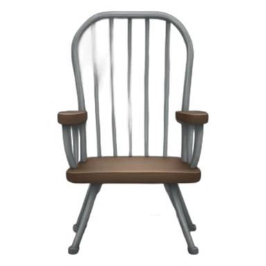 swinging steel chair sticker