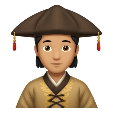 1600's Asian male sticker