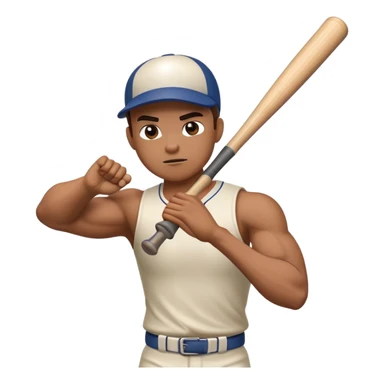 Hitting stuff with a baseball bat sticker