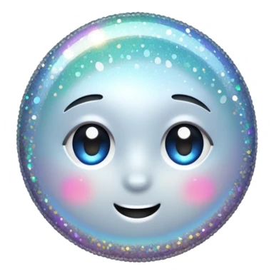 Glitter silent killer sticker