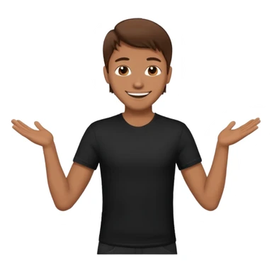 A man with brown hair dancing sticker