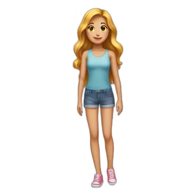 girl-sprd-her-legs sticker