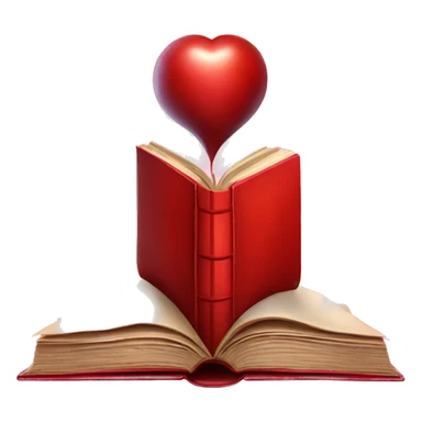 Red Book of Love and seduction with magic sticker