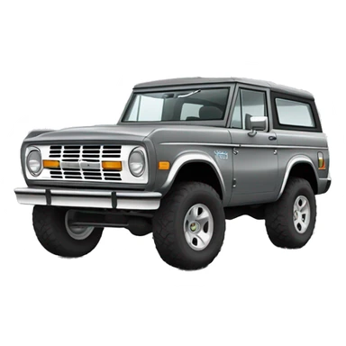 Cactus grey ford bronco sticker