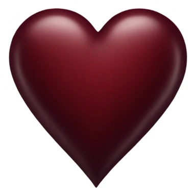 Dark red Heart sticker