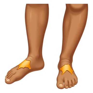 Brooken feet sticker