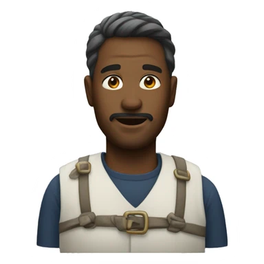 Sail man emoji sticker