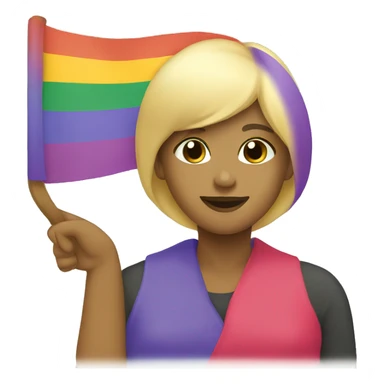 Lesbian Pride Flag sticker