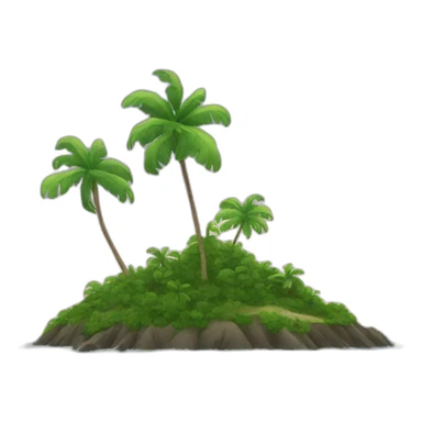 martinique island sticker