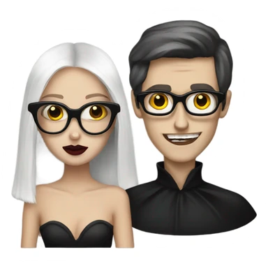 Prada glasses on a vampire sticker