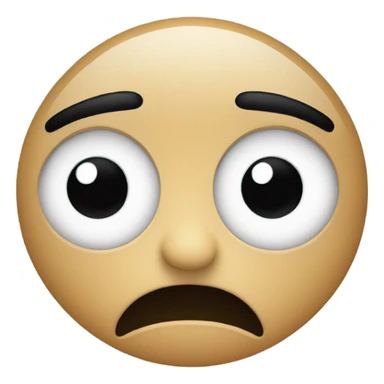 sad face with tiktok logo sticker