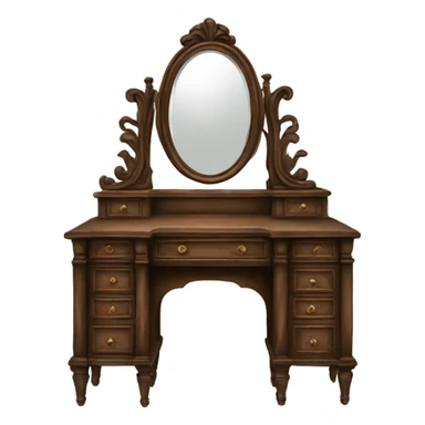 antique vanity sticker