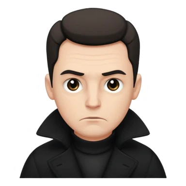 whiteman in blackcoat sticker