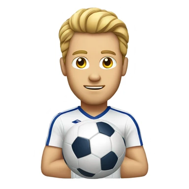 USA white man soccer sticker