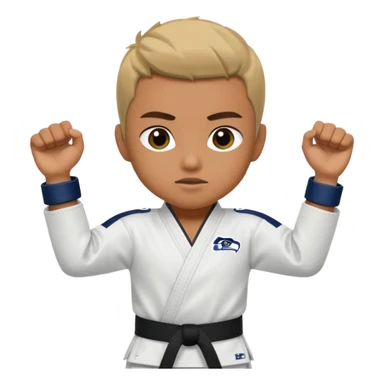 Seattle Seahawks Karate sticker