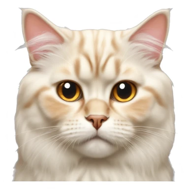 flame point Persian cat  sticker