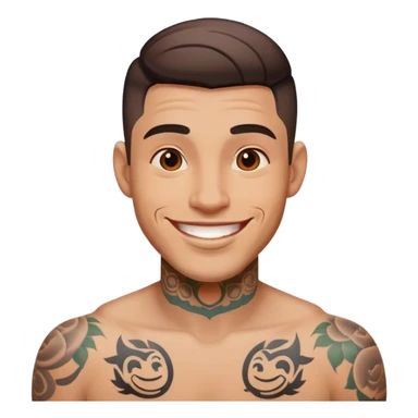 chico con tatuajes  sticker