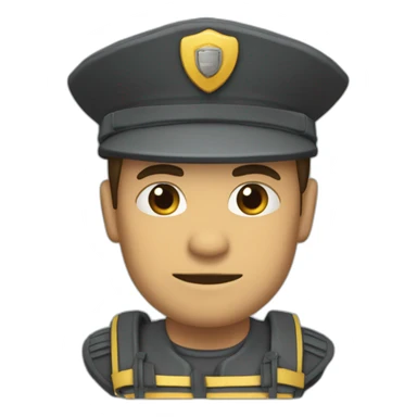 Tortugacon simbolo de rb3 guard en el caparazón sticker