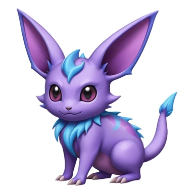 Noibat-Nidorino-Espeon-hybrid, full body sticker