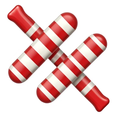 peppermint stick sticker