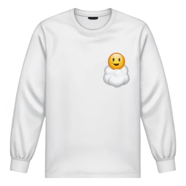 White Long sleeve no just the long sleeve no guy  sticker