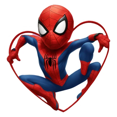 spider-man heart sticker