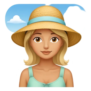 chica relajandose en un paisaje bonito sticker