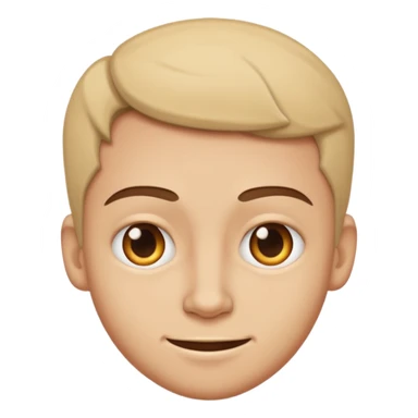 shifty-eyed face with a sly smile, representing a liar sticker