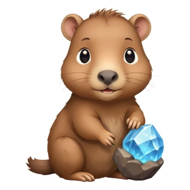 baby capypara with magical stone


 sticker