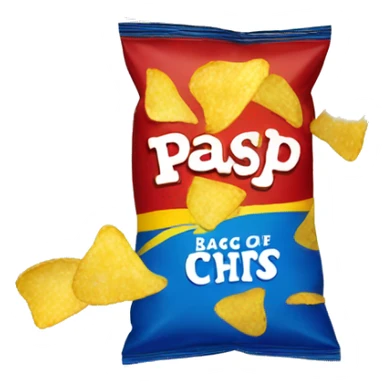 bag of chips sticker