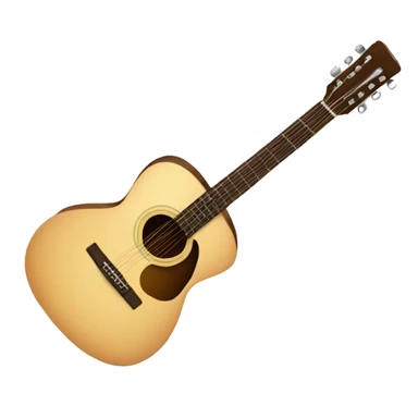 acoustic guitar sticker