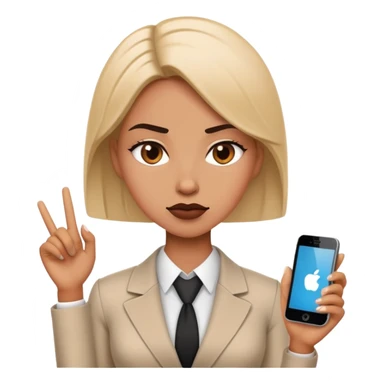 A girl boss in tech. Images should vary and range from humans to animals and everything in between. it should depict authority savviness, sarcasm and funny at same time.  sticker