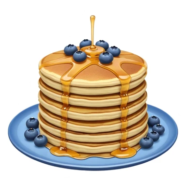 Blueberry pancakes sticker
