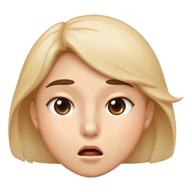 Visage qui souffle sticker