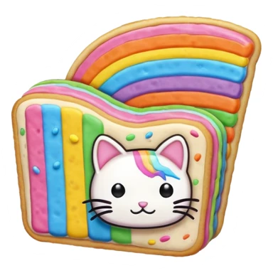nyan cat poptart sticker