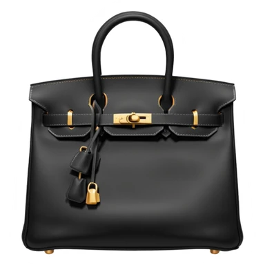 black hermes bag sticker