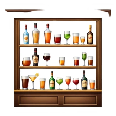 It’s a bar with alcoholic drinks  sticker