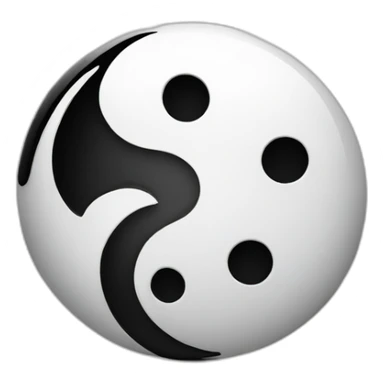 ying yang sticker