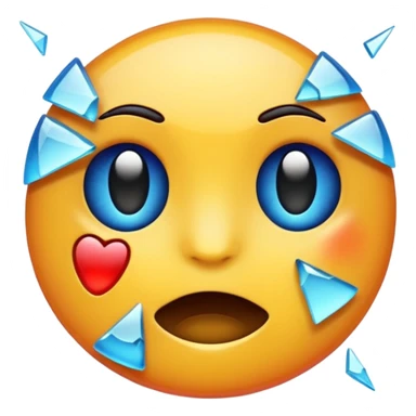 Broken emoji sticker