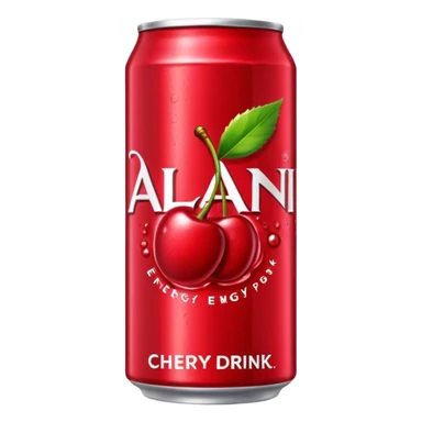 Alani energy drink cherry pop sticker