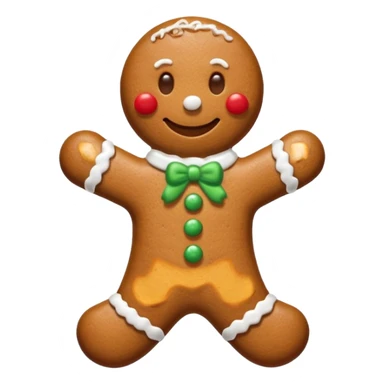 Christmas gingerbread easy sticker