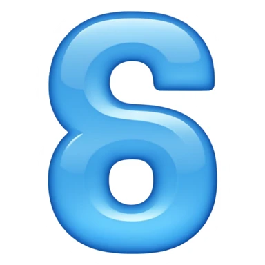 digit six sticker